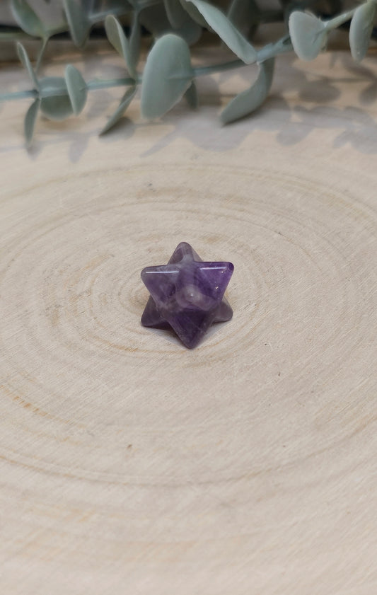 Étoile Merkaba Améthyste