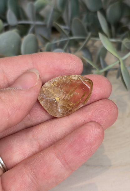Citrine naturelle du Brésil grade extra barattée
