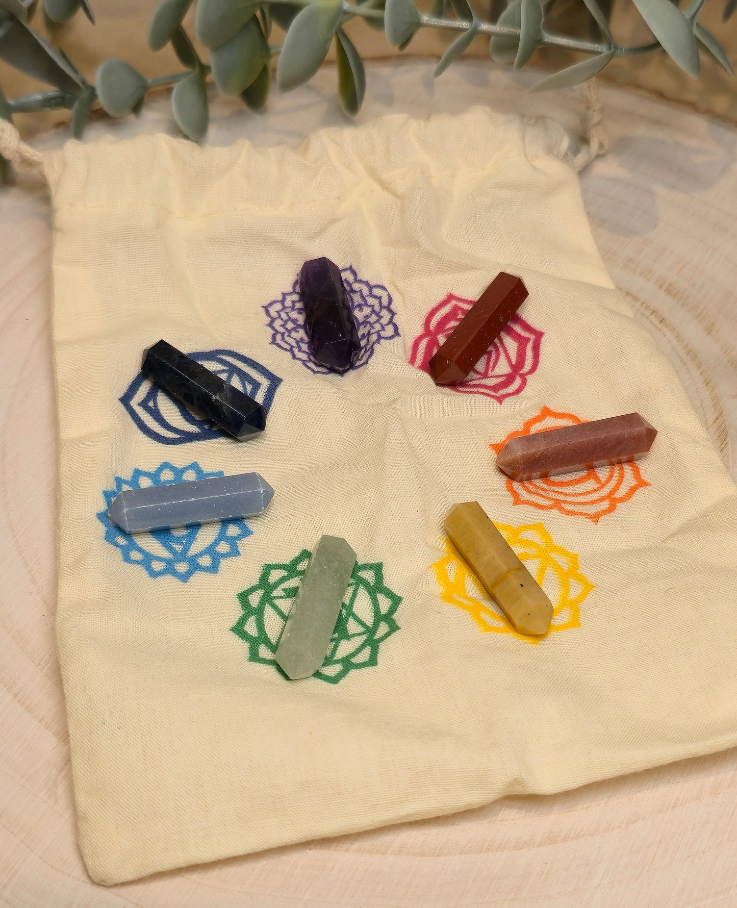 Ensemble double Pointes Chakras