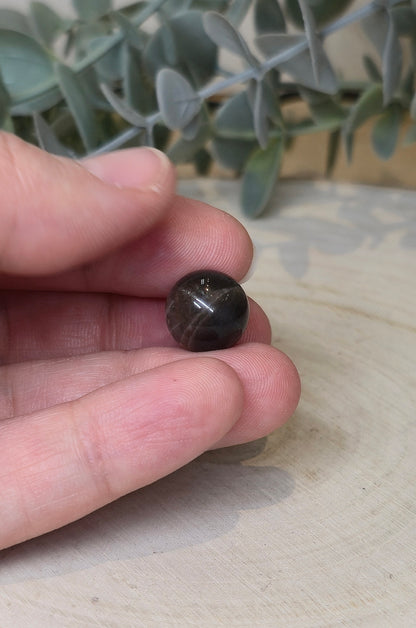 Sphère Pierre de lune noire