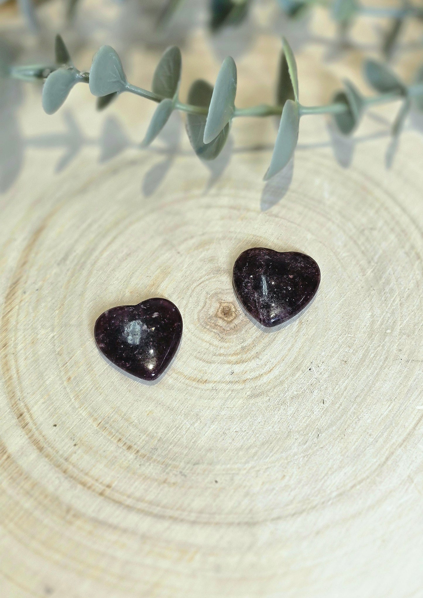 Coeur en Lépidolite