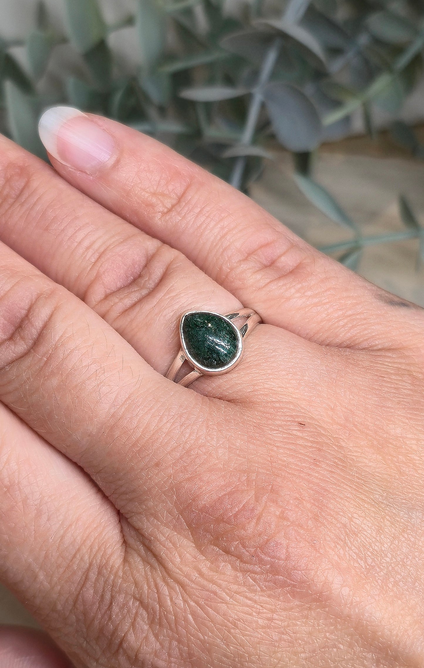 Bague Aventurine verte