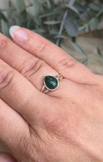 Bague Aventurine verte