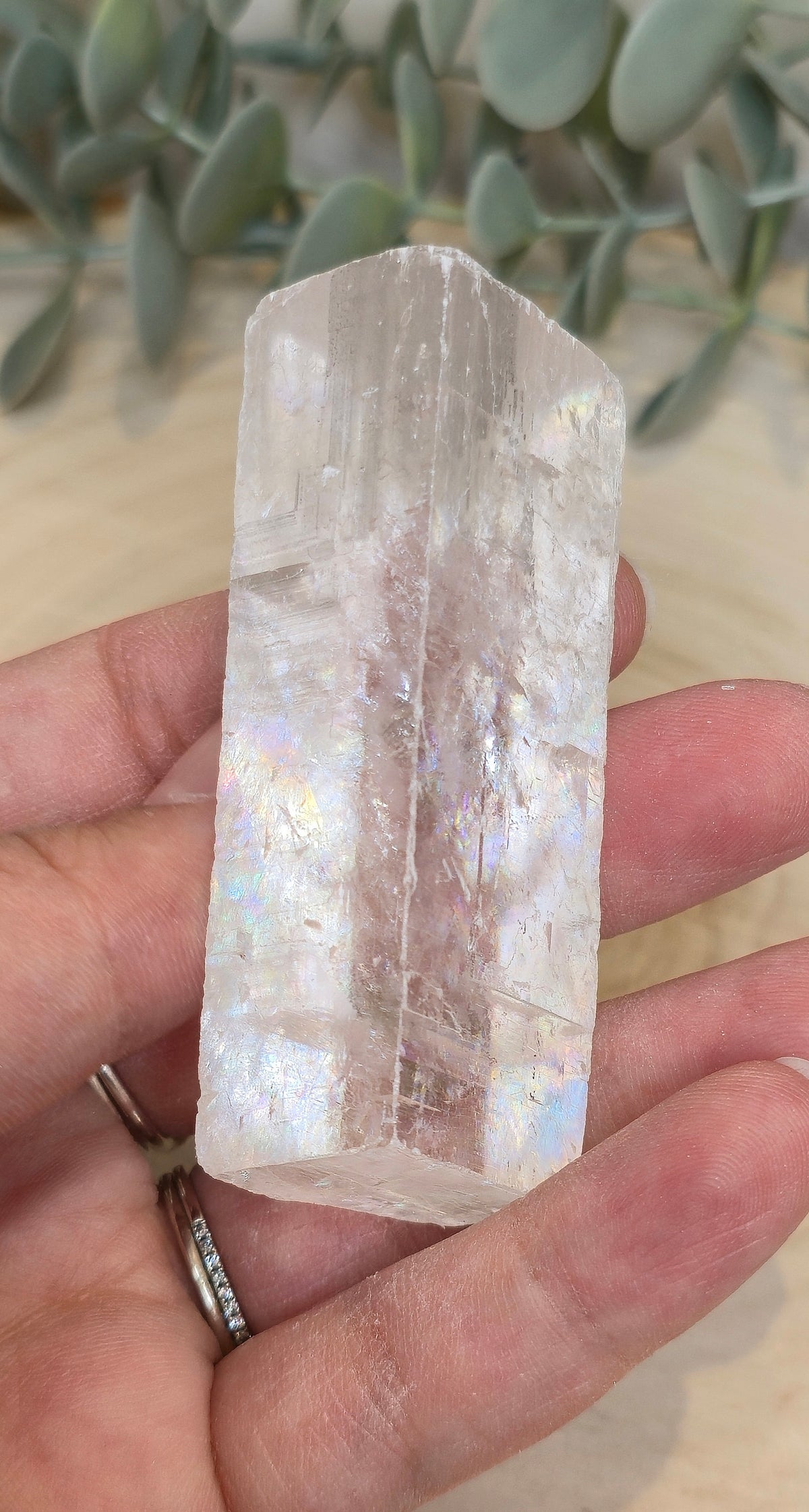 Cube de Calcite optique claire