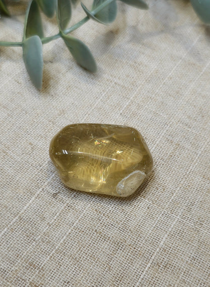 Citrine naturelle du Brésil grade extra barattée