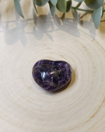 Coeur en Améthyste