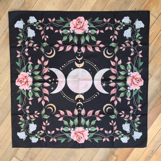Nappe d’autel Lune et rose
