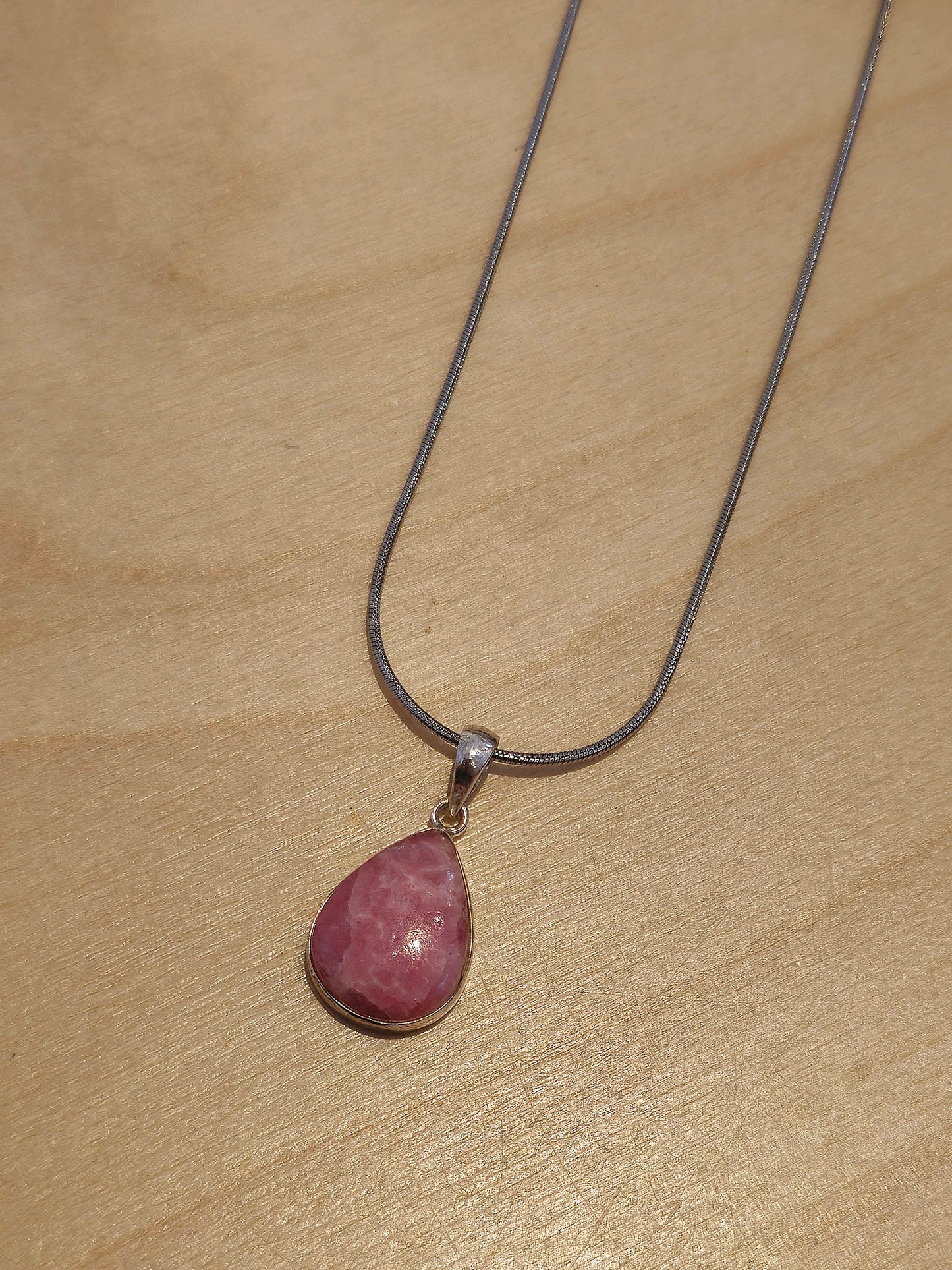 Collier Rhodochrosite