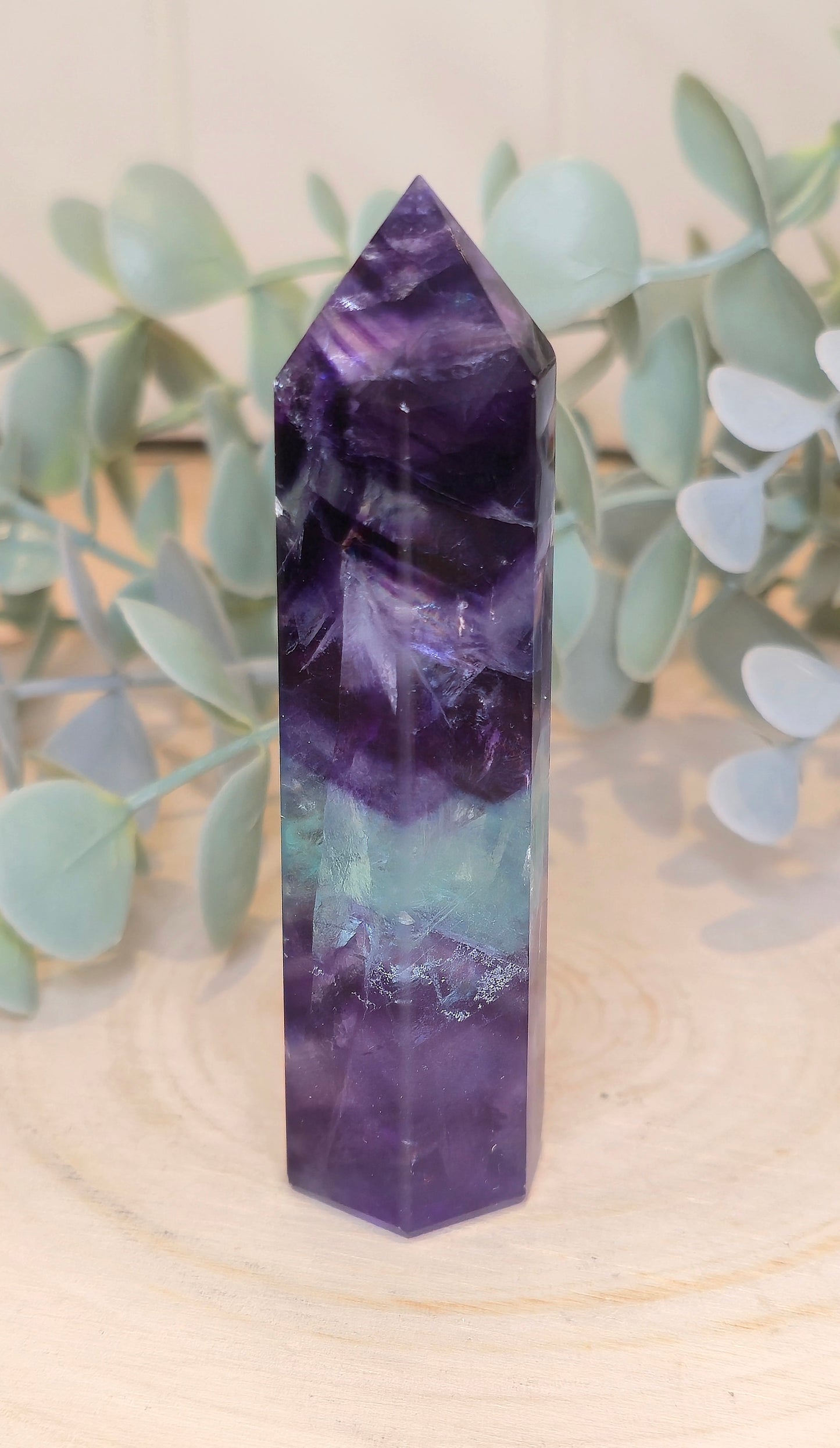 Pointe en Fluorite