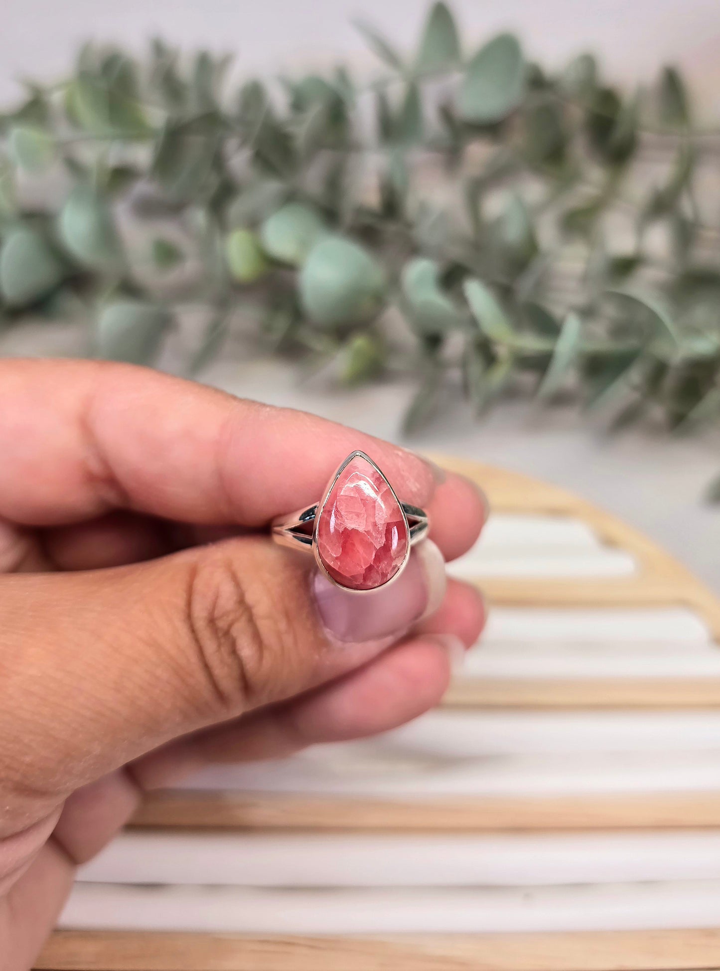 Bague Rhodochrosite