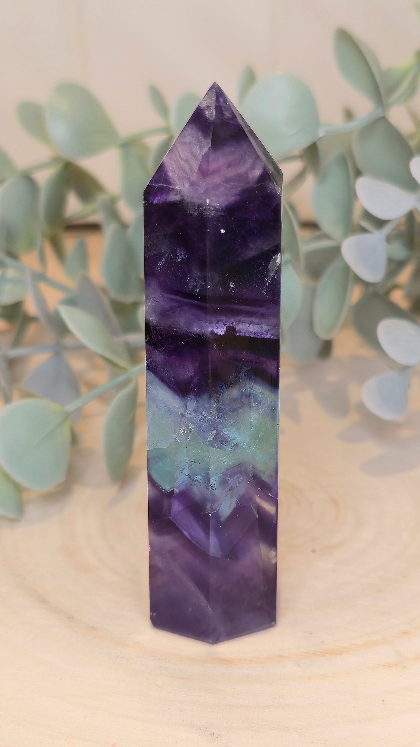 Pointe en Fluorite