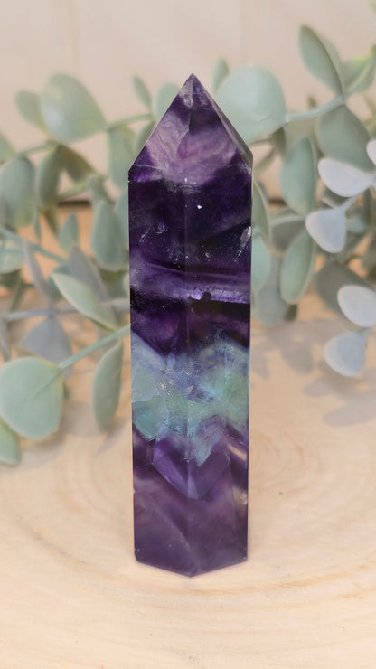 Pointe en Fluorite