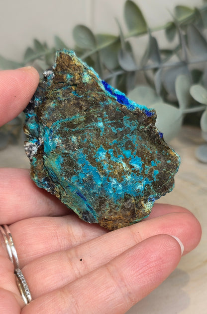 Azurite Malachite Chrysocolle brute