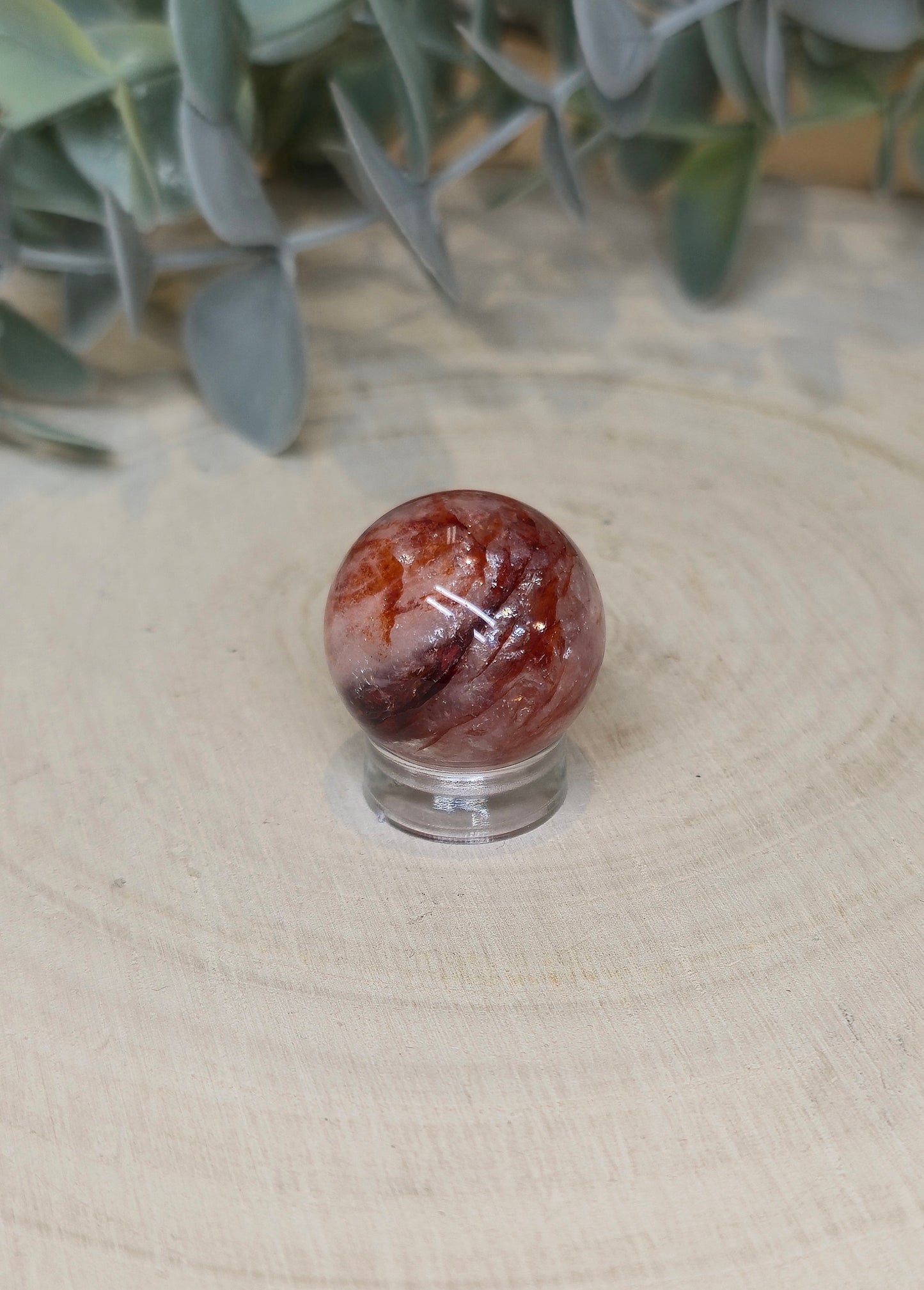 Sphère Quartz feu