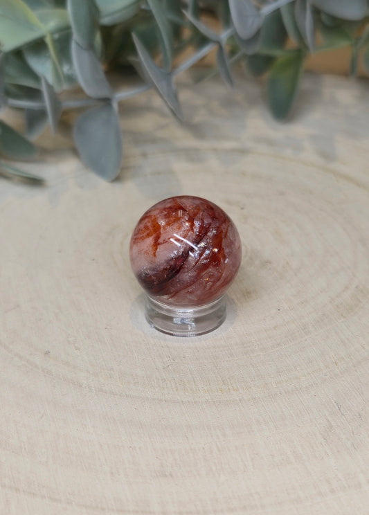 Sphère Quartz feu