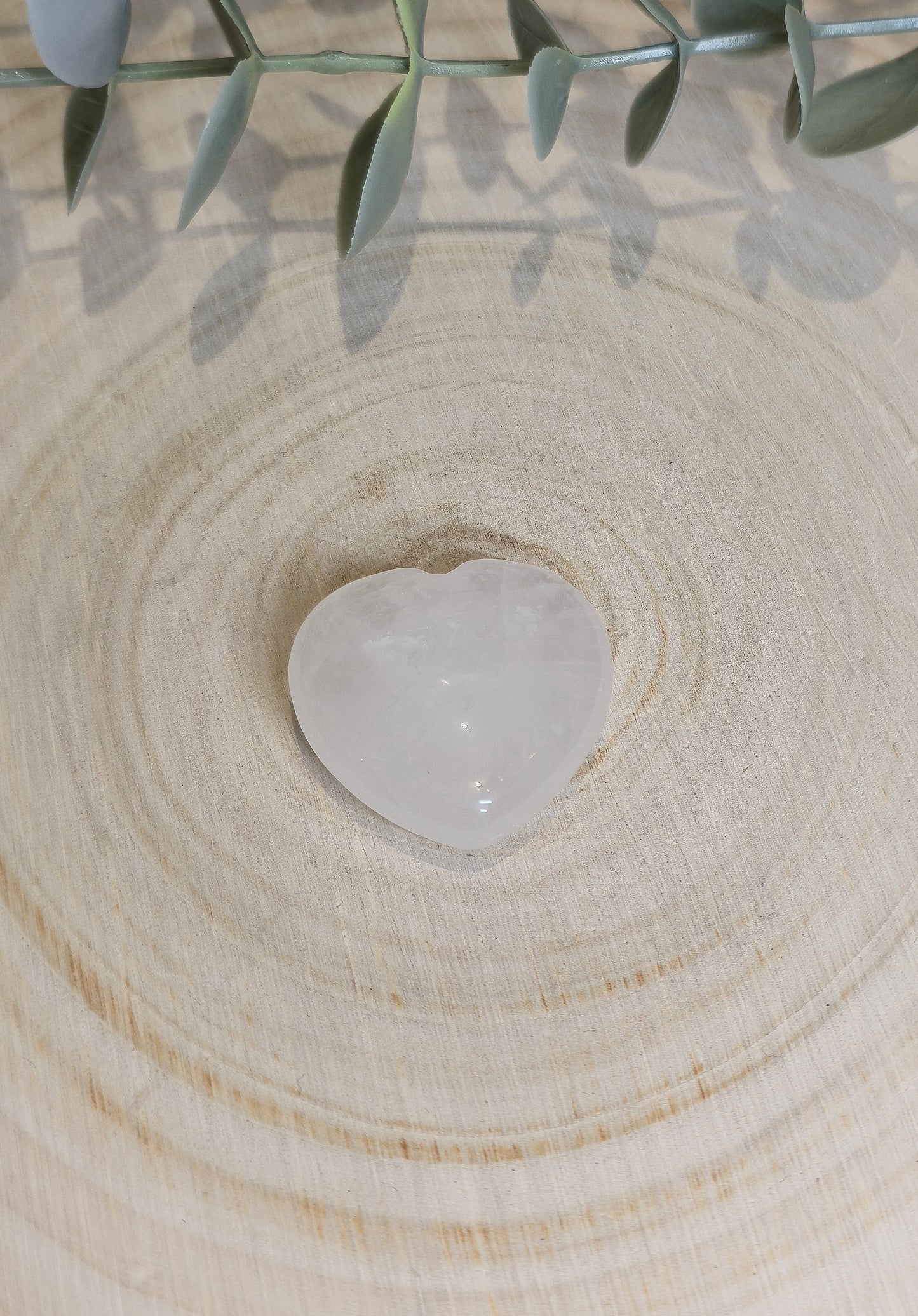 Coeur en Quartz clair