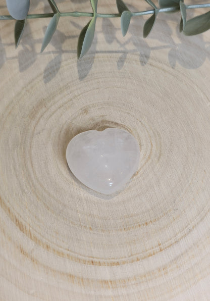 Coeur en Quartz clair