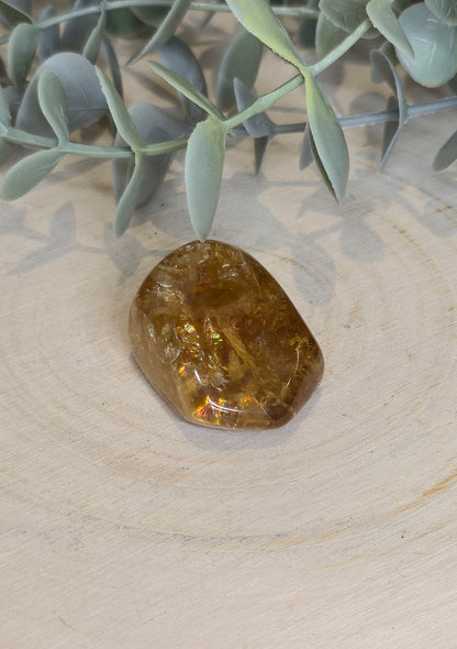Citrine naturelle du Brésil grade extra barattée