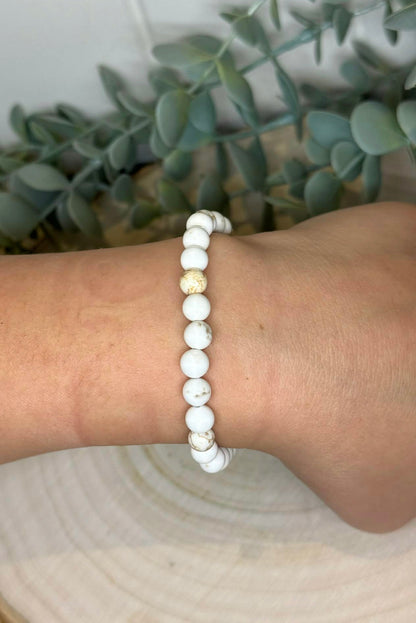 Bracelet Magnésite 6mm