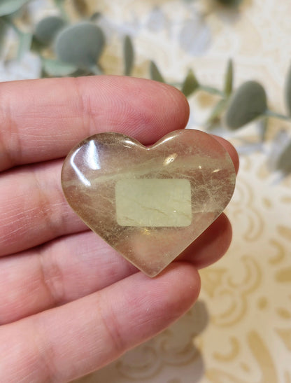 Coeur Fluorite verte