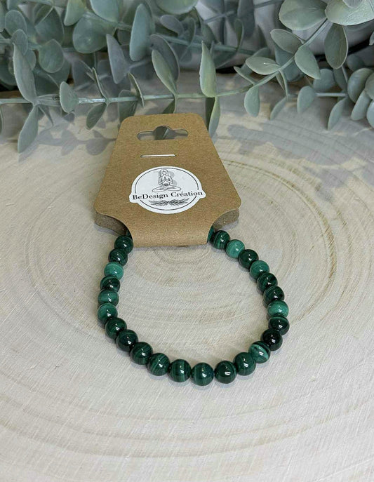 Bracelet Malachite 6mm