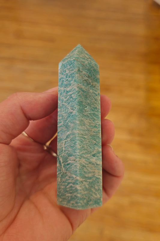 Pointe en Amazonite