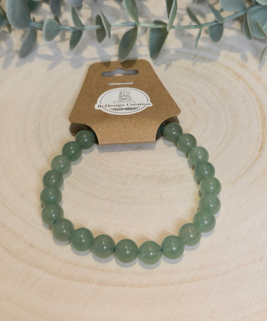 Bracelet Aventurine verte 8mm