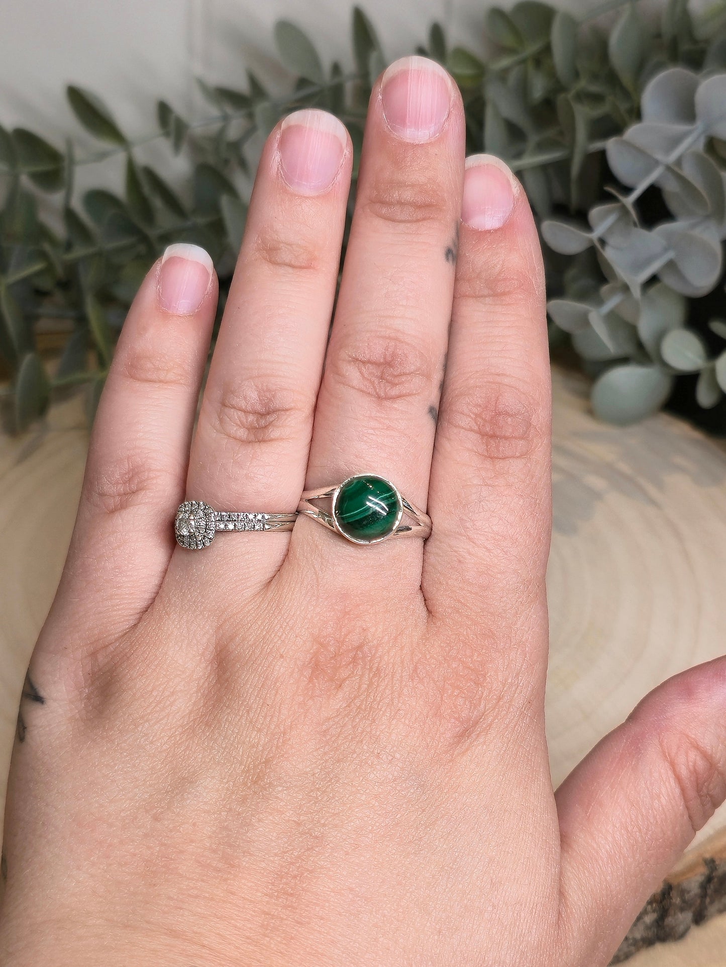 Bague Malachite
