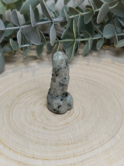 Pénis en Jaspe kiwi