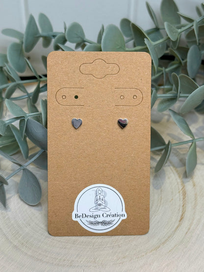 Boucles d’oreilles Coeur plein