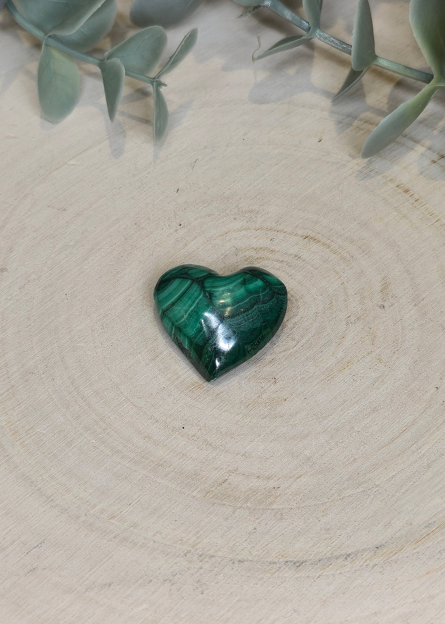 Coeur en Malachite