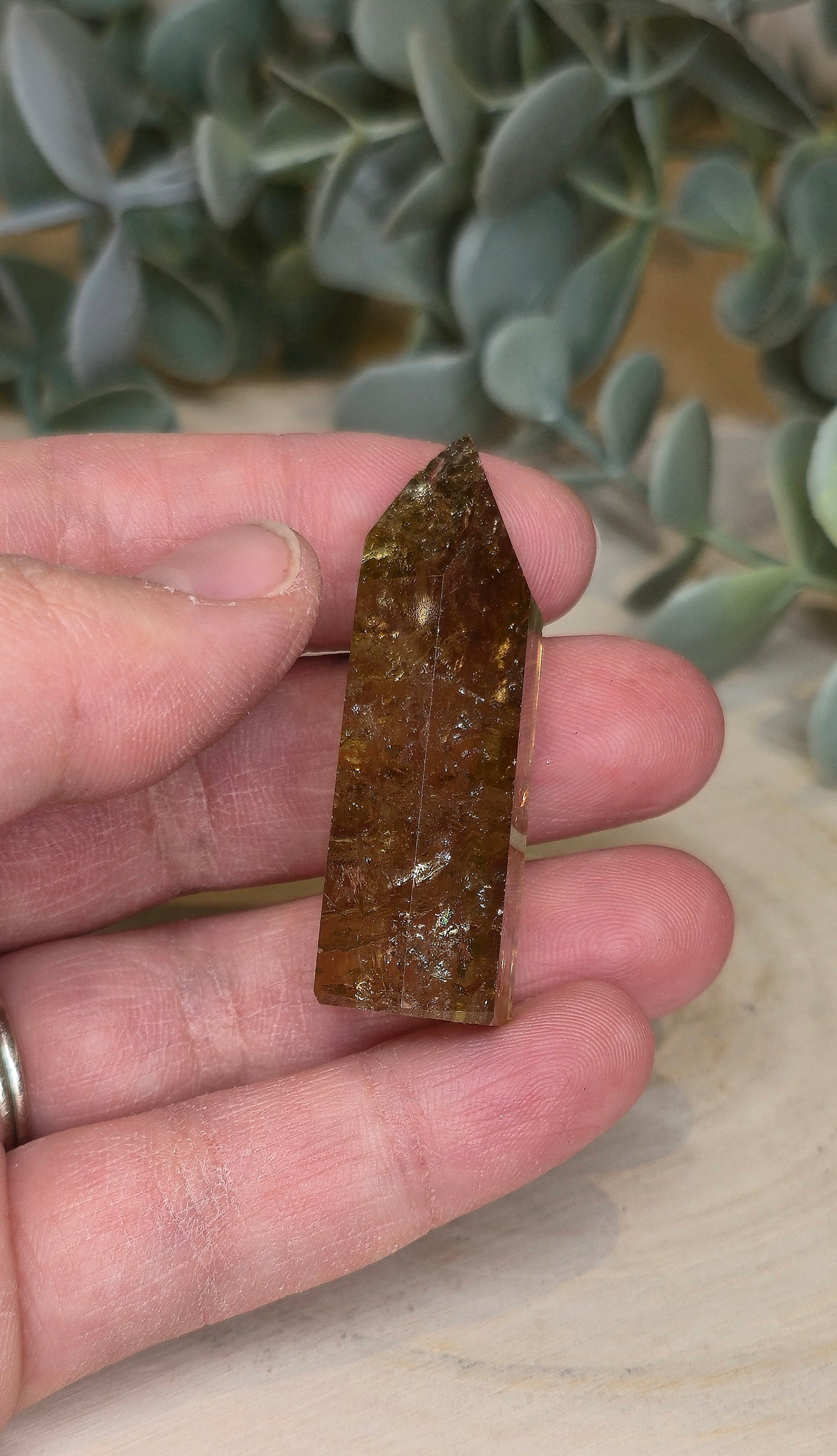 Pointe en Citrine Naturelle