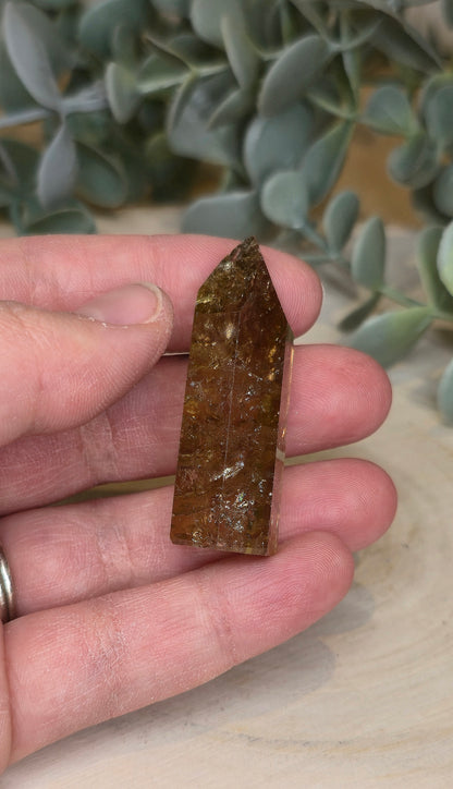 Pointe en Citrine Naturelle