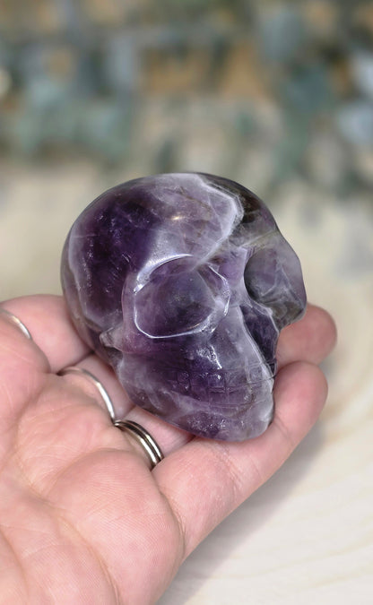 Crâne en Améthyste