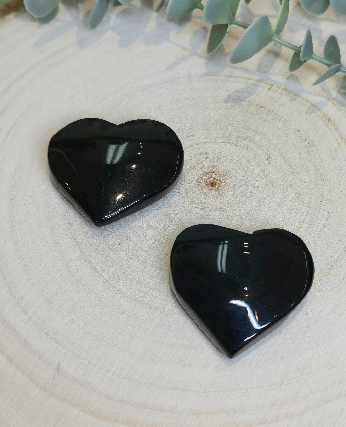 Coeur en Obsidienne Arc-en-ciel