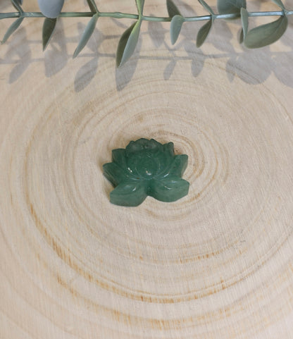 Lotus en Aventurine verte