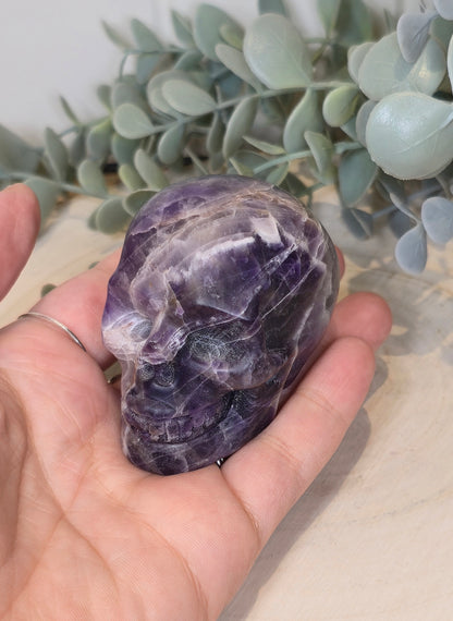 Crâne en Améthyste