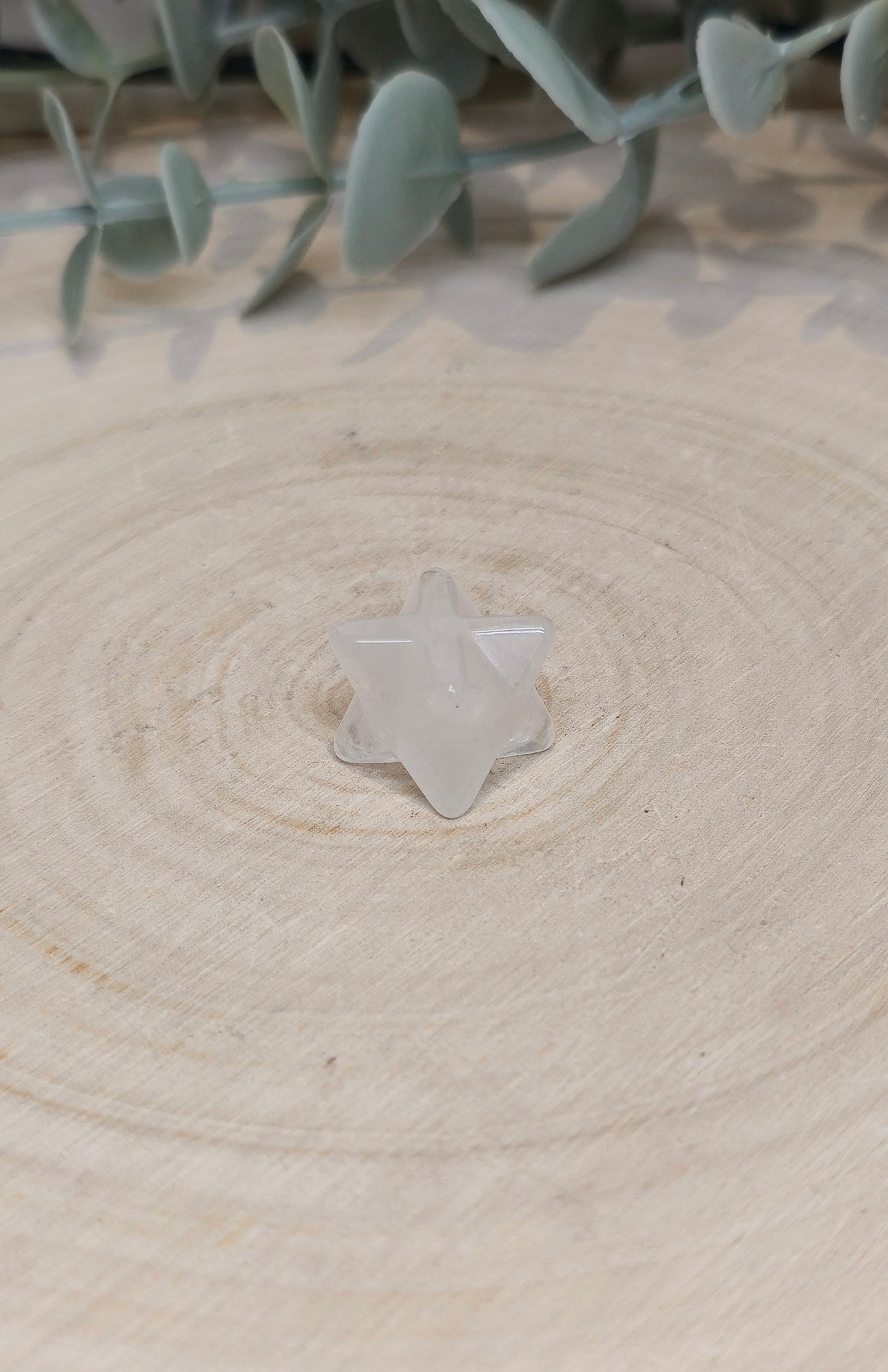 Étoile Merkaba Quartz clair