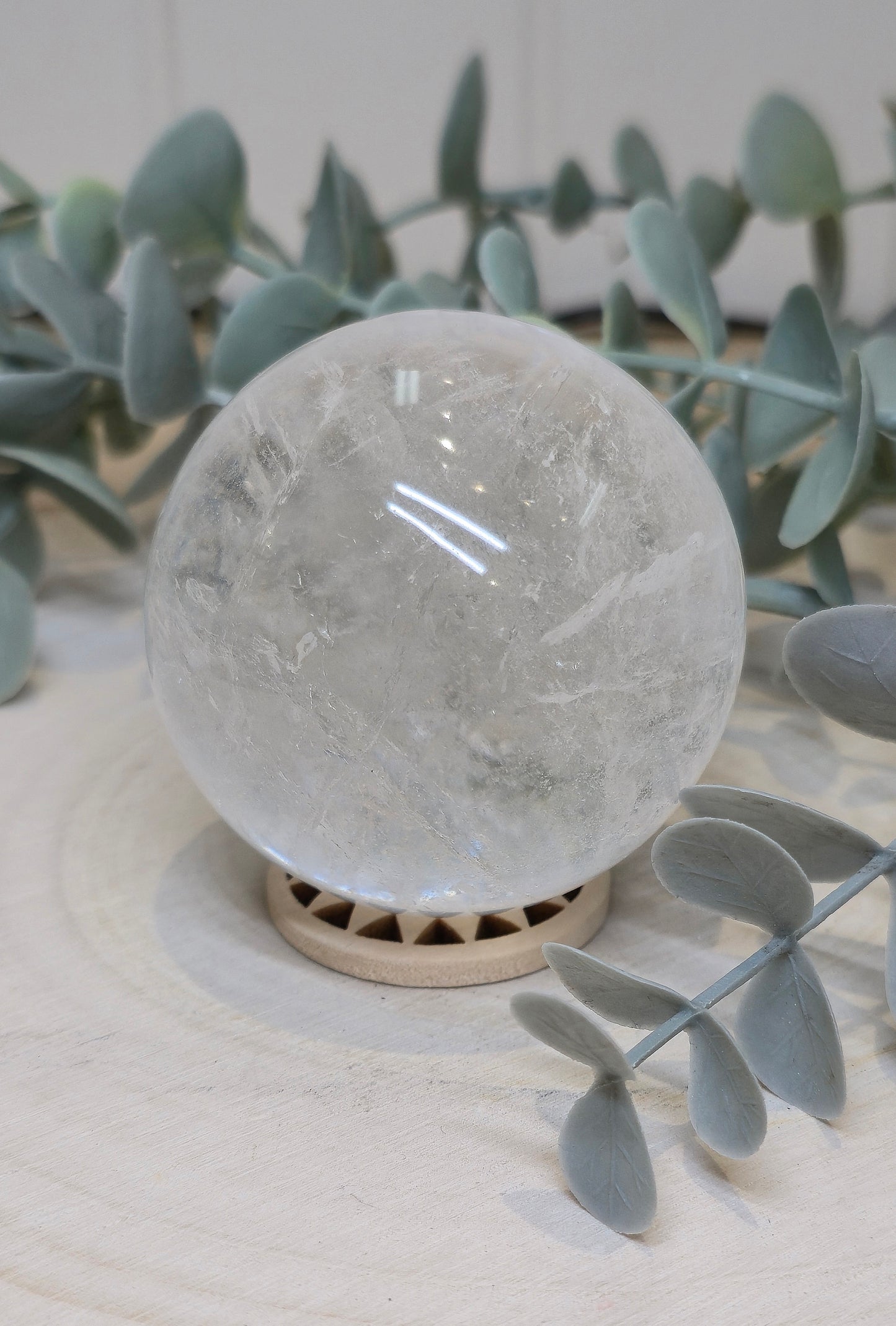 Sphère en Quartz clair de Madagascar
