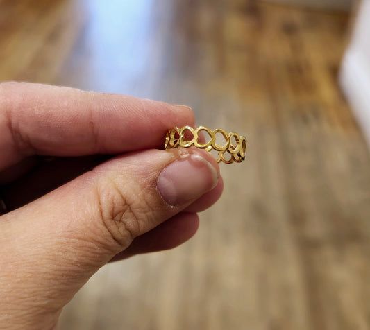 Bague Coeur gold