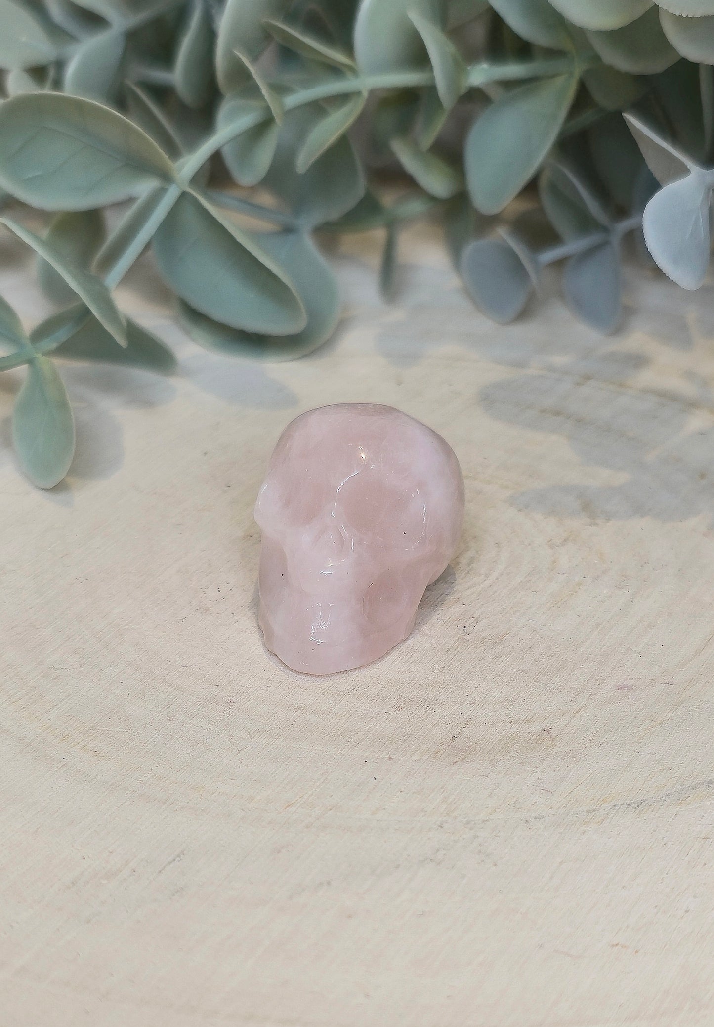 Crâne Quartz rose
