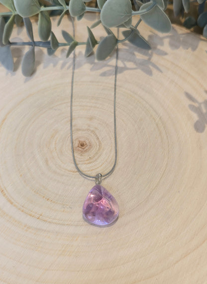 Collier Améthyste barattée