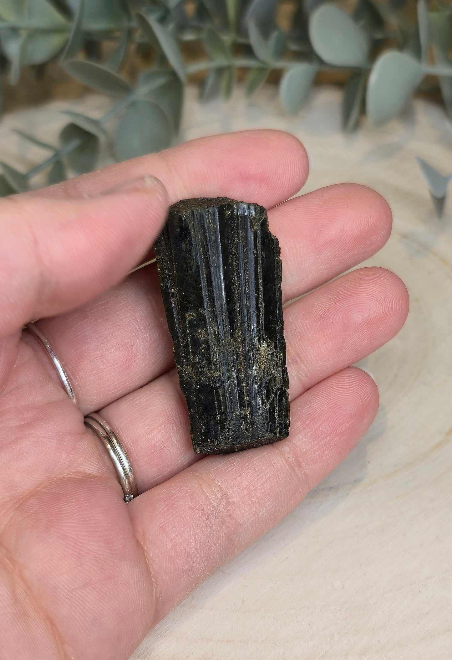 Tourmaline verte brute