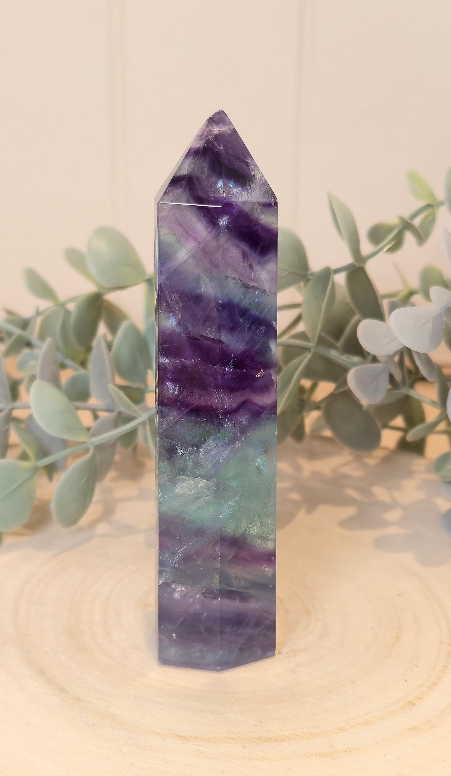 Pointe en Fluorite
