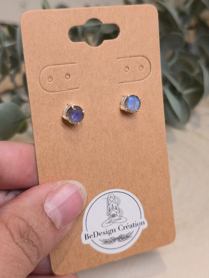 Boucles d'oreilles Labradorite