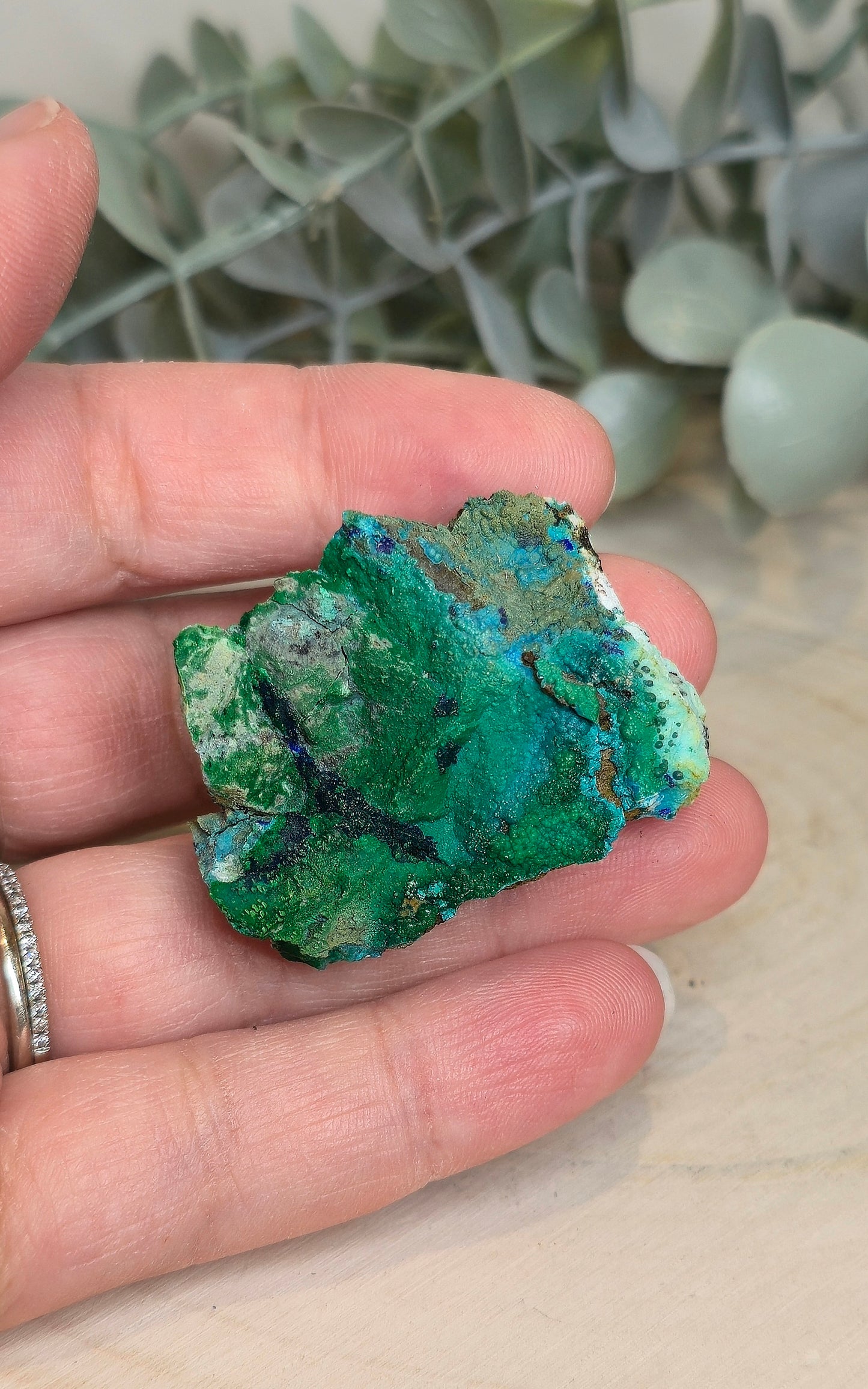 Azurite Malachite Chrysocolle brute