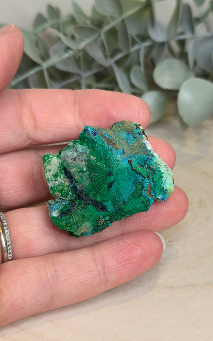 Azurite Malachite Chrysocolle brute