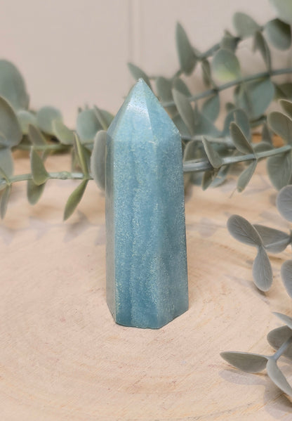 Pointe en Calcite bleue