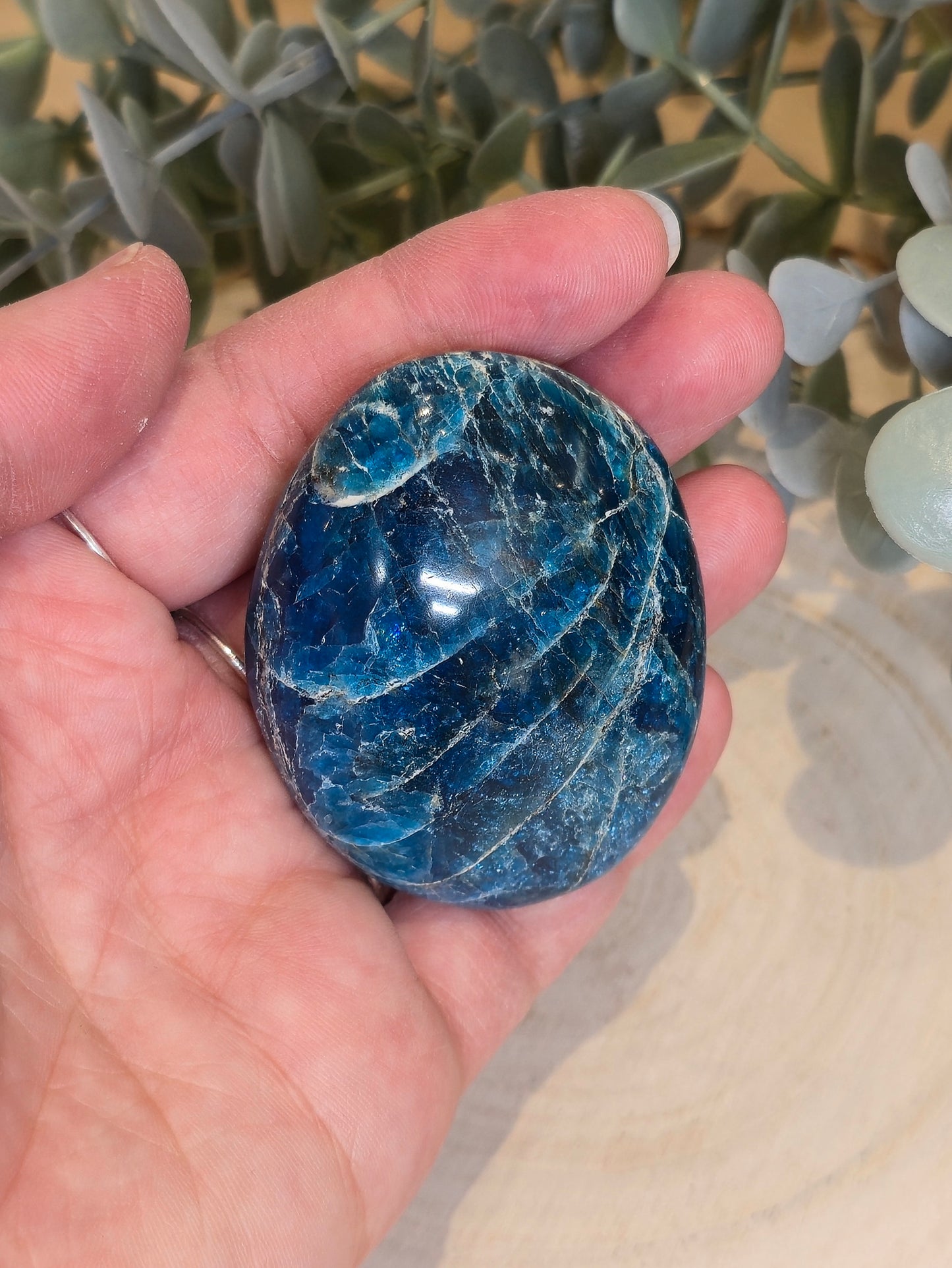 Pierre de paume en Apatite
