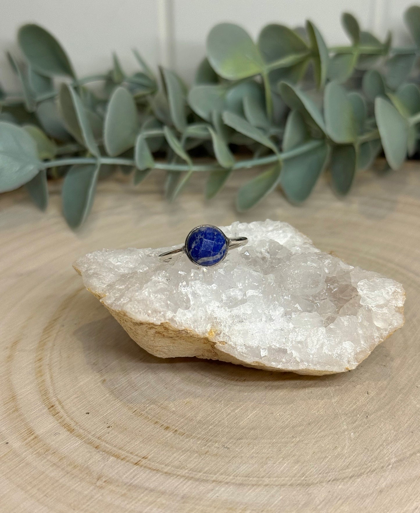 Bague ronde Lapis Lazuli